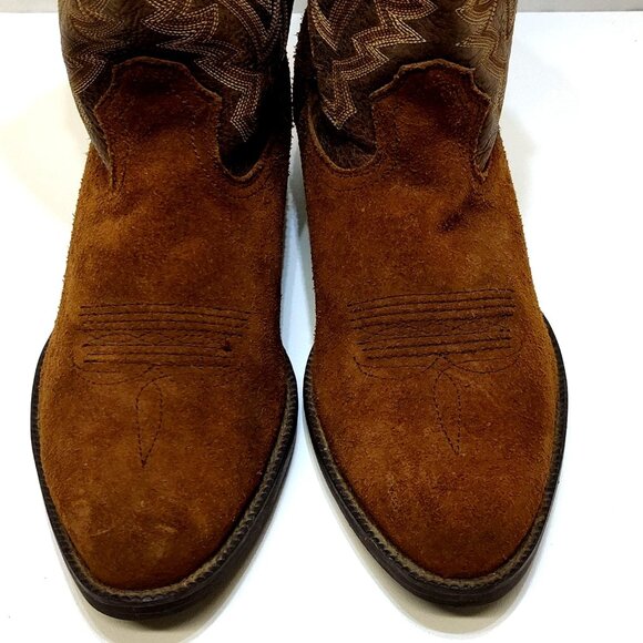 Twisted X Western Cowboy Boots Leather Embroidered Upper Men's 8.5D Anti-Fungal - Picture 6 of 12